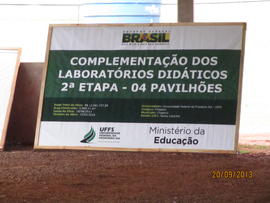 Construção Laboratórios Didáticos – Campus Chapecó