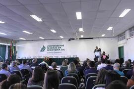 Cerimônia de posse do novo diretor do Campus Chapecó