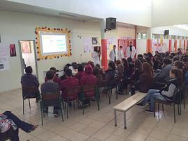 Palestra do Curso de Medicina na Escola Irene Stonoga