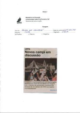 Novos campi em discussão