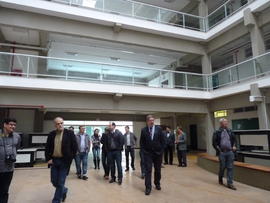 Visita de vereadores às obras do Campus Chapecó
