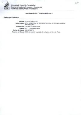 DOD para aquisição de soluções de Core de Rede