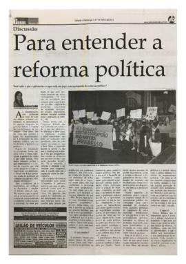 Para entender a reforma política