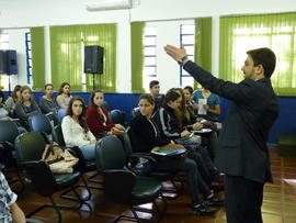 Recepção aos calouros do Campus Chapecó