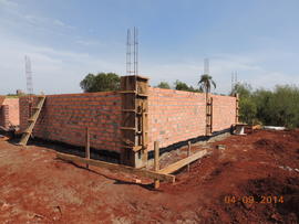Construção Central de Reagentes  - Campus Laranjeiras do Sul