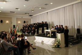 Formatura dos cursos de Administração, História, Letras e Pedagogia