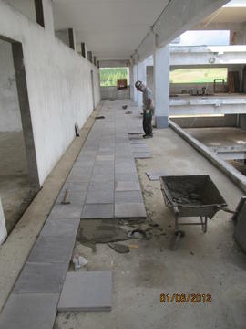 Construção Bloco A – Campus Laranjeiras do Sul