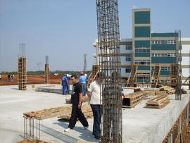 Visita da DGI às obras do Campus Chapecó