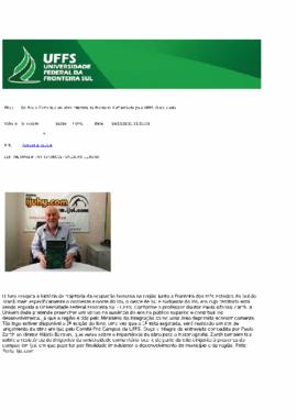 Dr. Paulo Zarth fala da obra História da Fronteira Sul editado pela UFFS