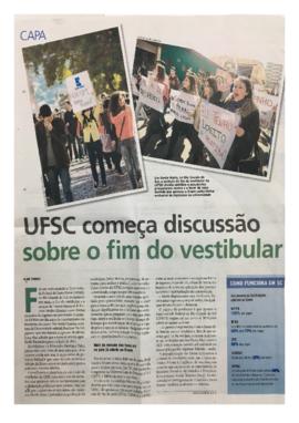 UFSC discute sobre o fim do vestibular