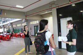Recepção aos calouros do turno da manhã