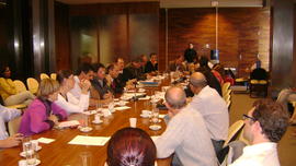 Solenidades com a equipe diretiva da UFFS