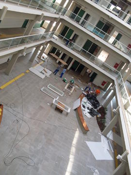 Visita da DGI às obras do Campus Chapecó