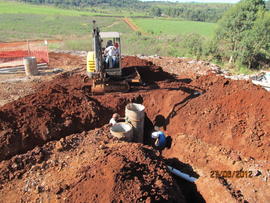 Construção Bloco A – Campus Laranjeiras do Sul