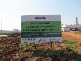 Execução de subestações, redes elétricas e fibra óptica – Campus Realeza