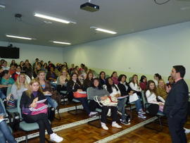 Recepção aos calouros do Campus Chapecó
