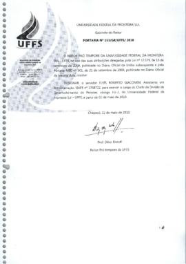 Portaria 153-GR-2010
