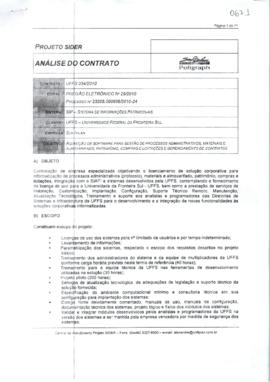 Análise do Contrato-Sistema SIP