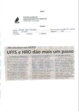 UFFS e HRO dão mais um passo