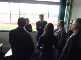 Visita de vereadores às obras do Campus Chapecó