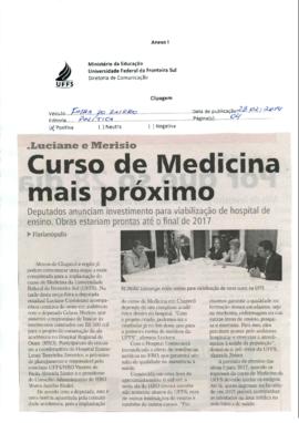 Curso de Medicina mais próximo