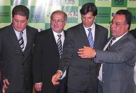 Solenidades com a equipe diretiva da UFFS