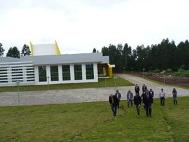 Visita de vereadores às obras do Campus Chapecó