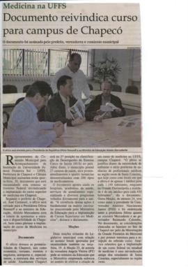 Documento reivindica curso para campus Chapecó