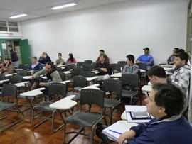 Primeiro dia de aula no campus definitivo