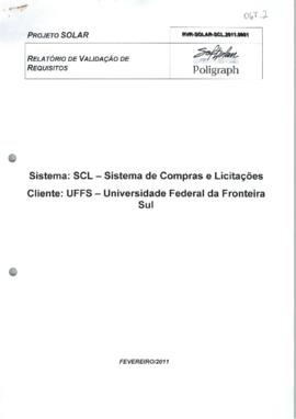 Relatório de Validação de Requisitos-Sistema SCL