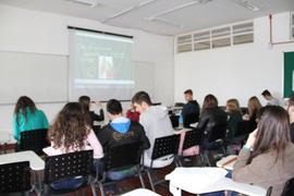 Aula do curso de Medicina