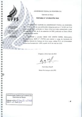 Portaria 197-GR-2010