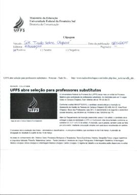 UFFS abre seleção para professores substitutos
