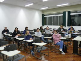 Primeiro dia de aula no campus definitivo