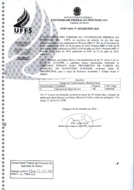 Portaria 363-GR-2010