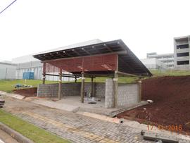 Construção da Central de Resíduos Sólidos – Campus Chapecó