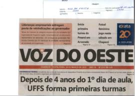 UFFS forma primeiras turmas