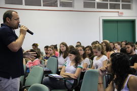 Primeiro dia de aula do Curso de Enfermagem