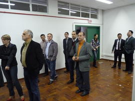 Visita de vereadores às obras do Campus Chapecó