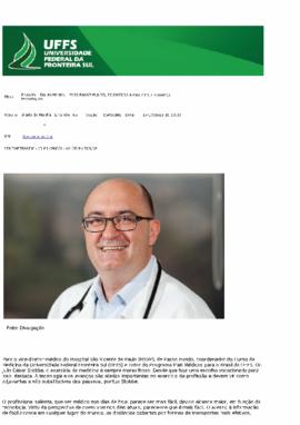 Especial - Dia do Médico - A medicina e o avanço tecnológico