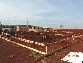Construção do pavilhão de Patrimônio – Almoxarifado – Laranjeiras do Sul