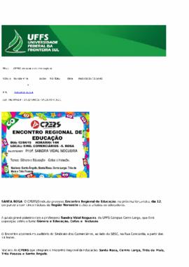 CPERS promove encontro regional com participação de professora da UFFS