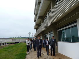 Visita de vereadores às obras do Campus Chapecó