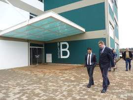 Visita de vereadores às obras do Campus Chapecó