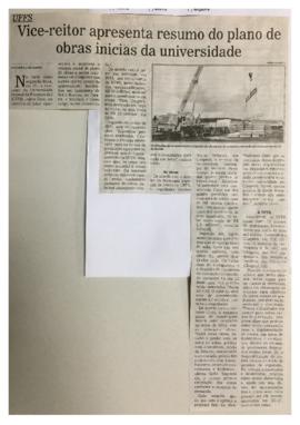 Vice-Reitor apresenta resumo do plano de obras iniciais da UFFS