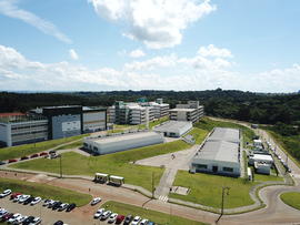 Vista aérea do Campus Chapecó
