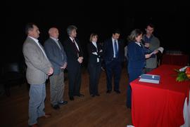 Solenidades com a equipe diretiva da UFFS