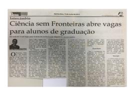 Ciência sem Fronteiras abre vagas para alunos de graduação