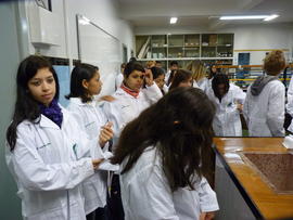 Visita novos talentos Biologia aos laboratórios da UFFS