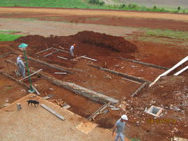 Construção Bloco A – Campus Laranjeiras do Sul